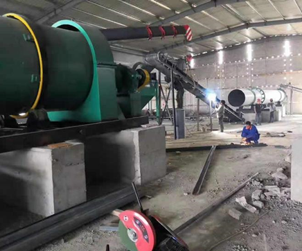 砂石烘干机现场安装工艺