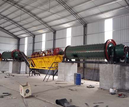 铝灰球磨机现场工艺